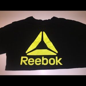Black Reebok shirt